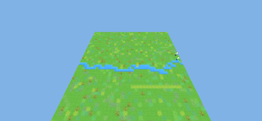 The Village of Lor from the game's own camera angle
